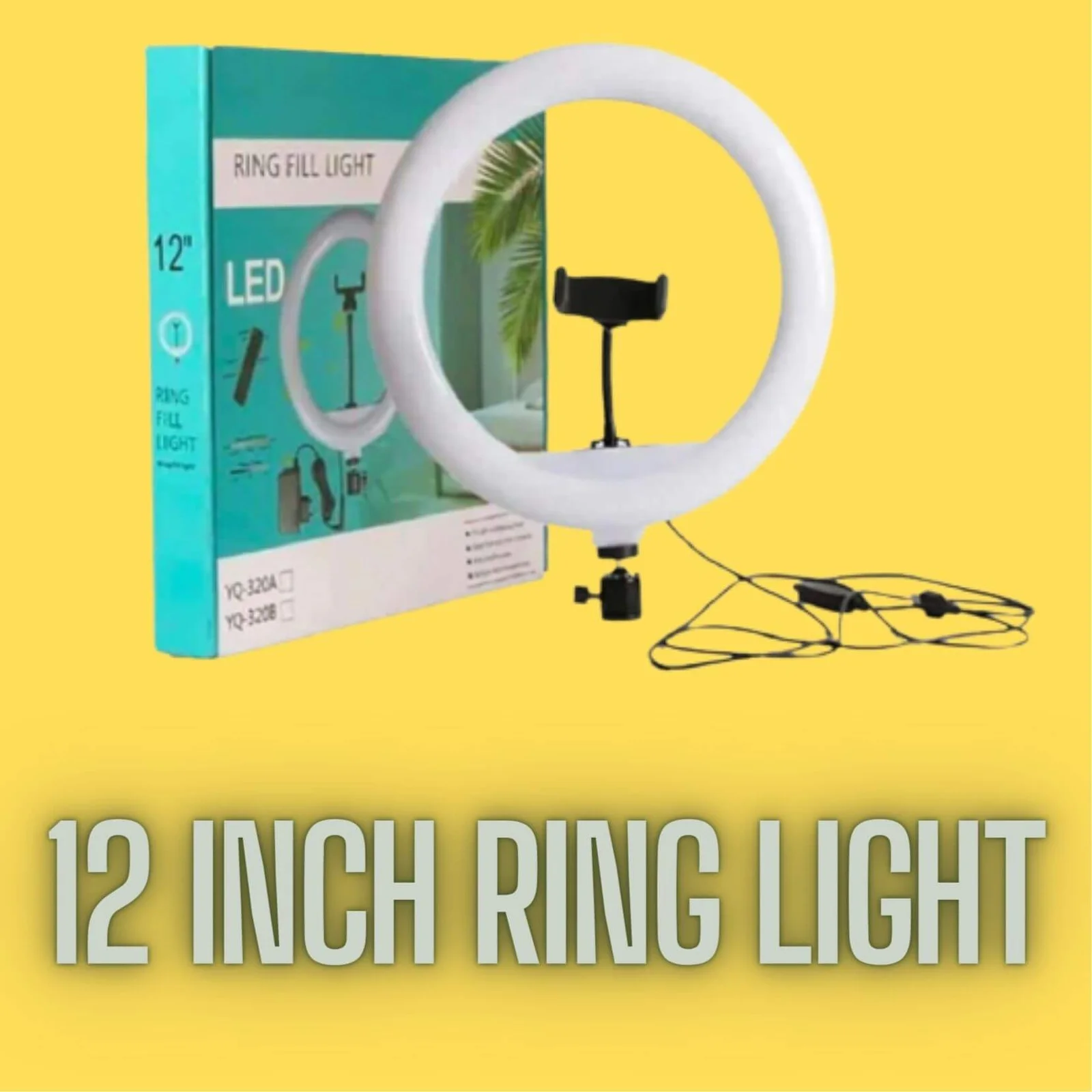 12-Inch-Ring-Light.webp 12 Inch Ring Light – Compatible Light With All Devices - Image 1