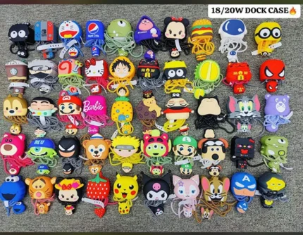 Cartoon Designs Protective Case for Apple Adapter