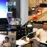 Lazy Stand Foldable Mobile Holder - Image 2