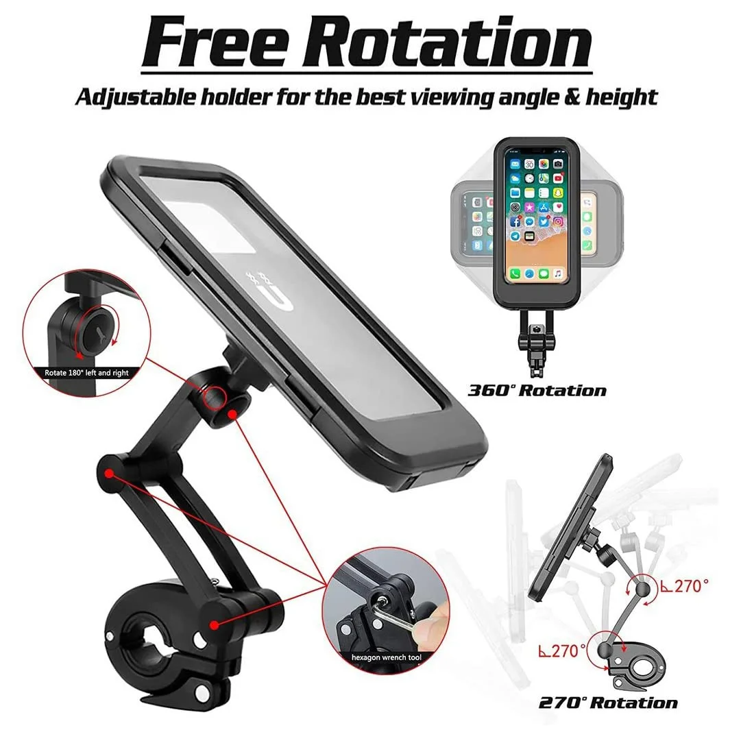 Best-360-Rotation-Motorcycle-Phone-Holder.webp Best 360 Rotation Motorcycle Phone Holder - Image 1
