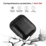 Black Leather Airpod Case - Image 2