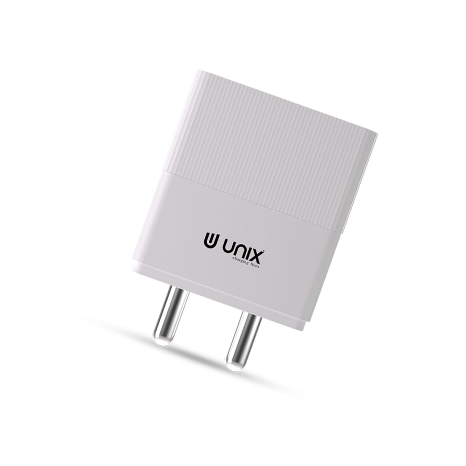 UX-107-01.jpg UNIX UX-107 25W Dual USB Travel Charger Adapter - Image 1